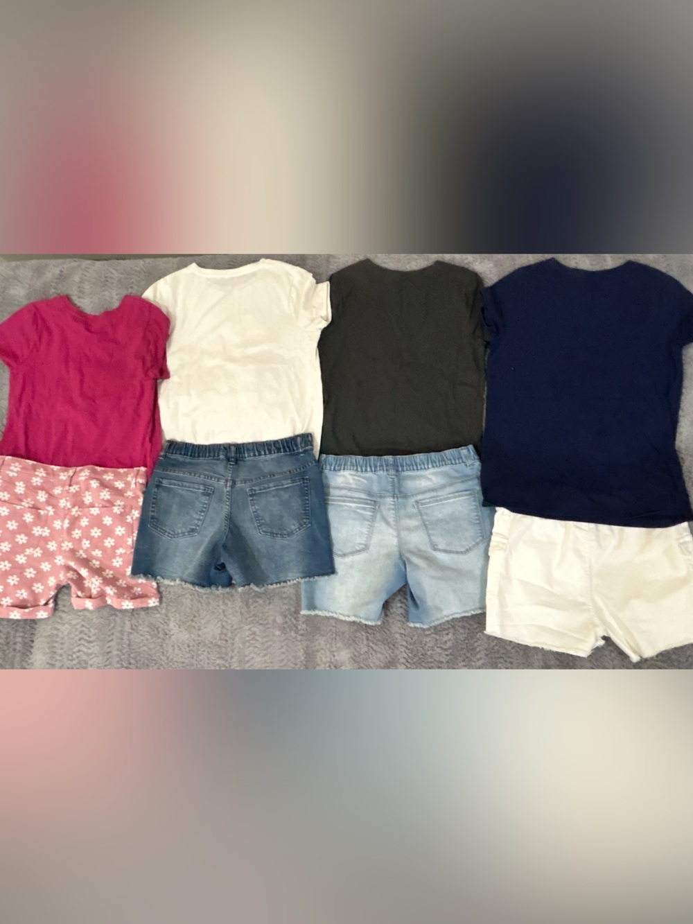 Bundle of Cat & Jack Short Sleeve T-shirts with Shorts of various brands NWOT - Picture 4 of 14